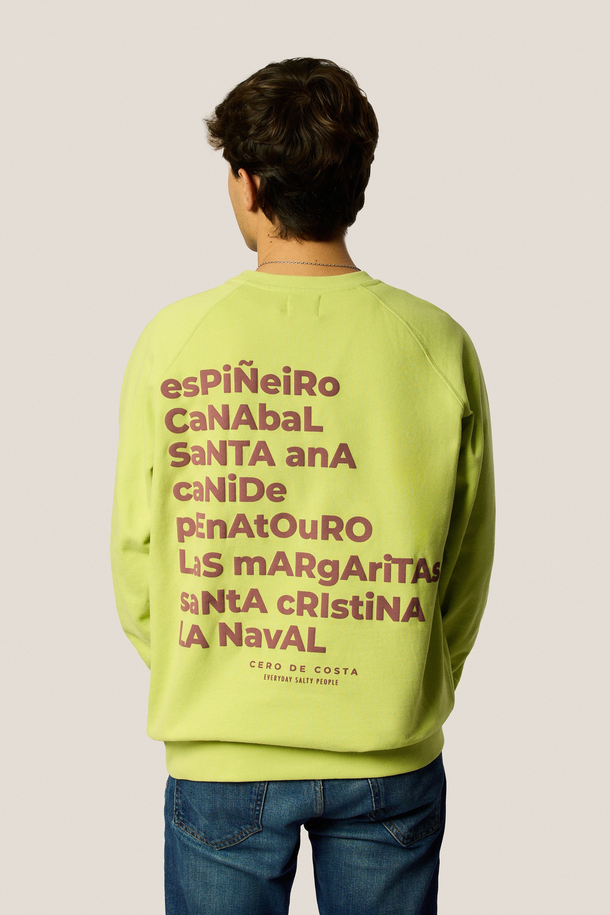 SUDADERA VERDE PISTACHO/MALVA "MERA"